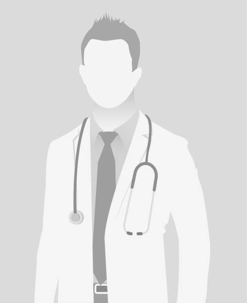 Default placeholder doctor half-length portrait photo avatar